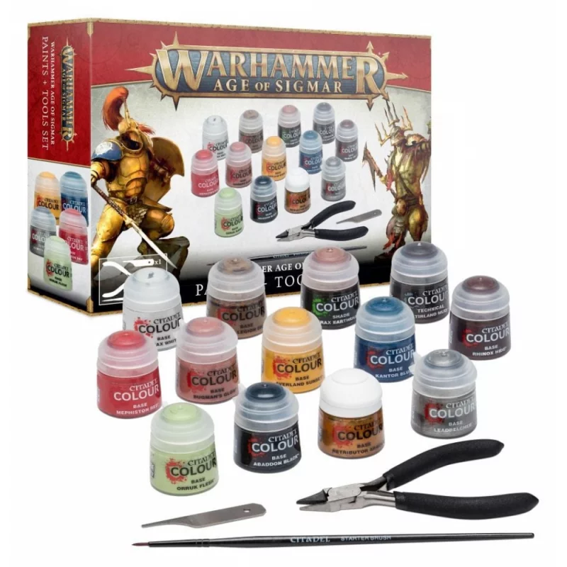 GW - AOS PAINTS+TOOLS GER/FR/ITA/DUT/CZE/SLV
