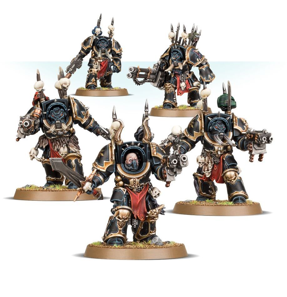 GW - CHAOS SPACE MARINES: CHAOS TERMINATOR SQUAD