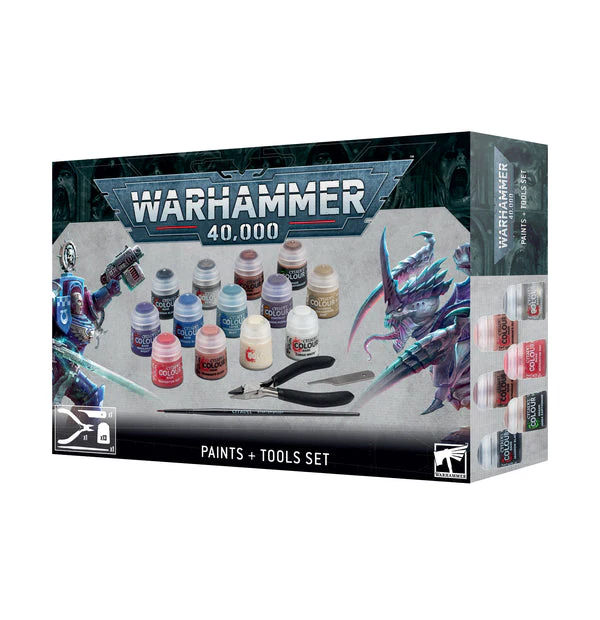 GW - 40K PAINTS+TOOLS GER/FRE/ITA/DUT/CZ/SLV