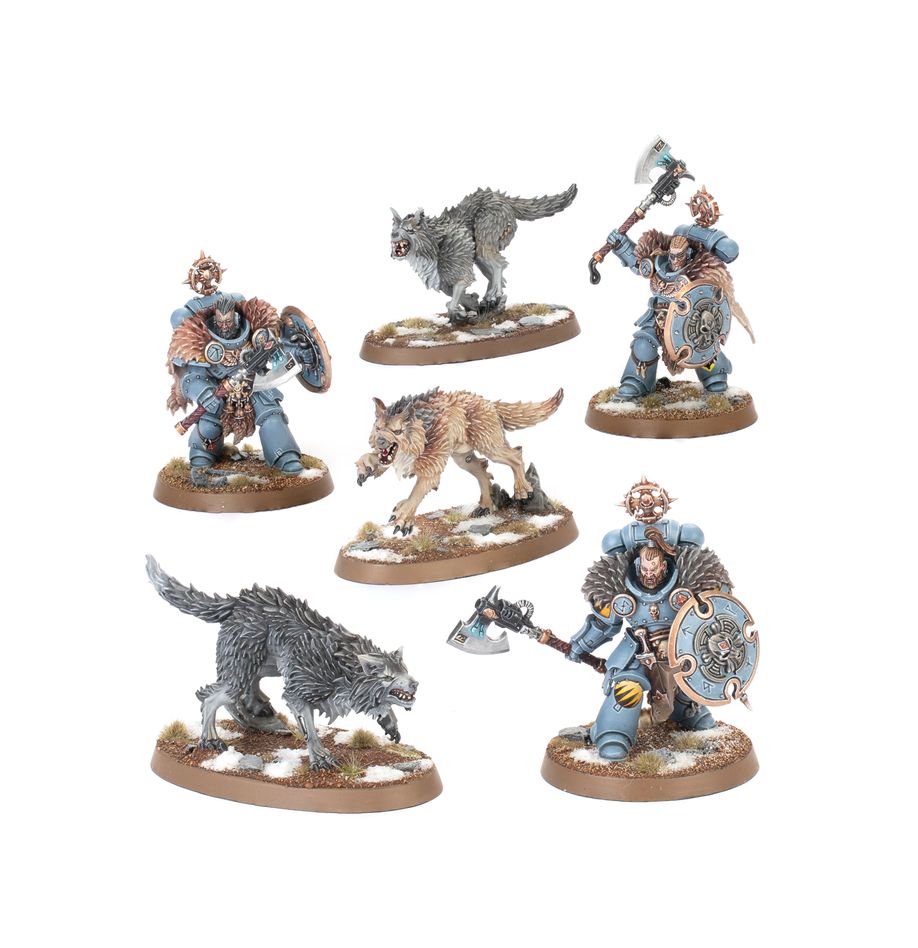 GW - SPACE WOLVES: WOLF GUARD HEADTAKERS