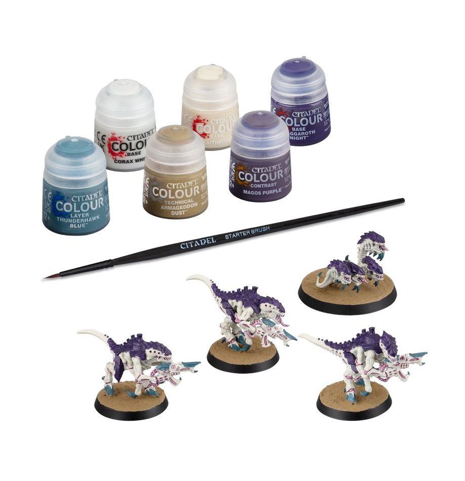 GW - TYRANID PAINT SET+ GER/FRE/ITA/DUT/CZ/SV