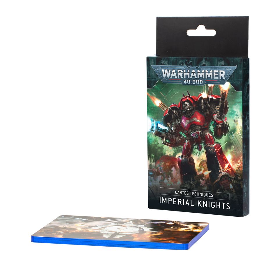 GW - DATASHEET CARDS: IMPERIAL KNIGHTS (FRE)