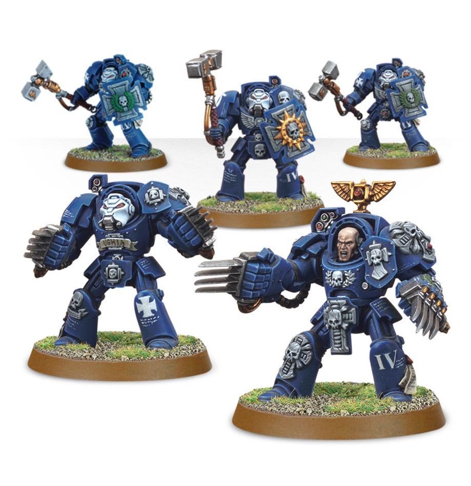 GW - SPACE MARINES TERMINATOR ASSAULT SQUAD