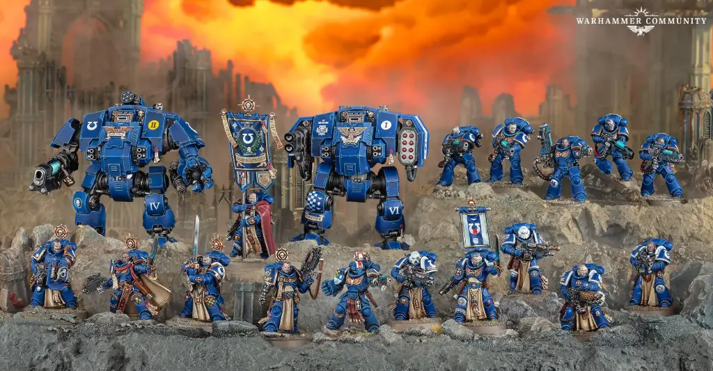 GW - SPACE MARINES : KRIEG SIEGE PLATOON (copie)