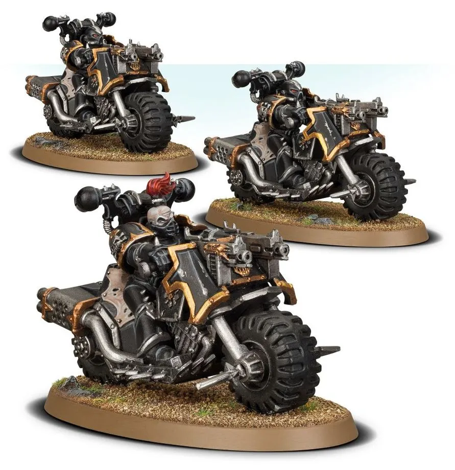 GW - CHAOS SPACE MARINE: CHAOS BIKERS