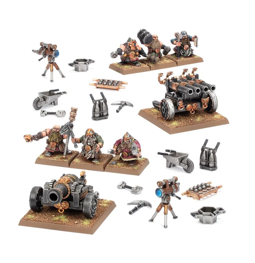 GW - DWARFEN MOUNTAIN HOLDS: DWARF CANNON & ORGAN GUN