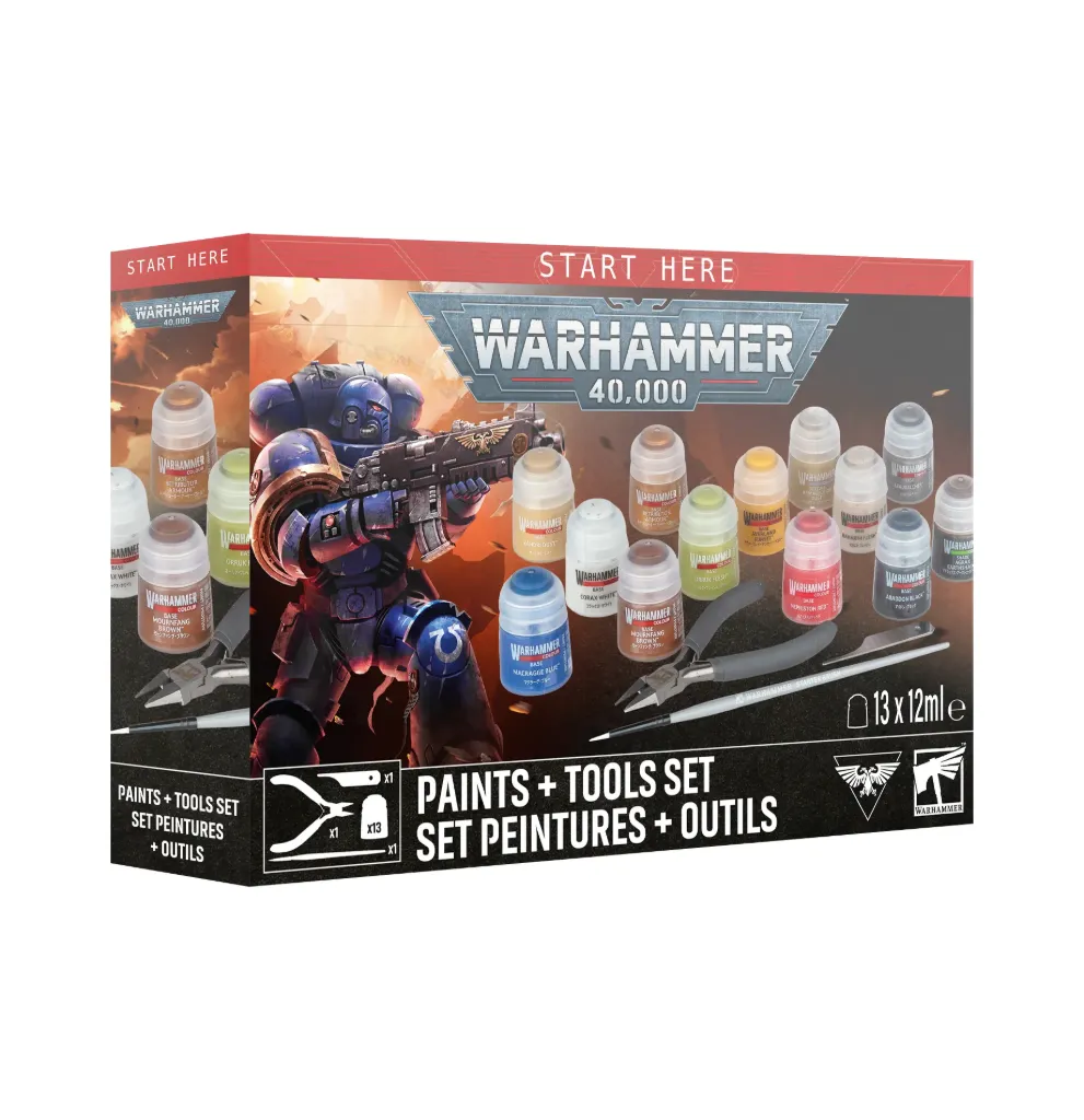 GW - 40K PAINTS+TOOLS