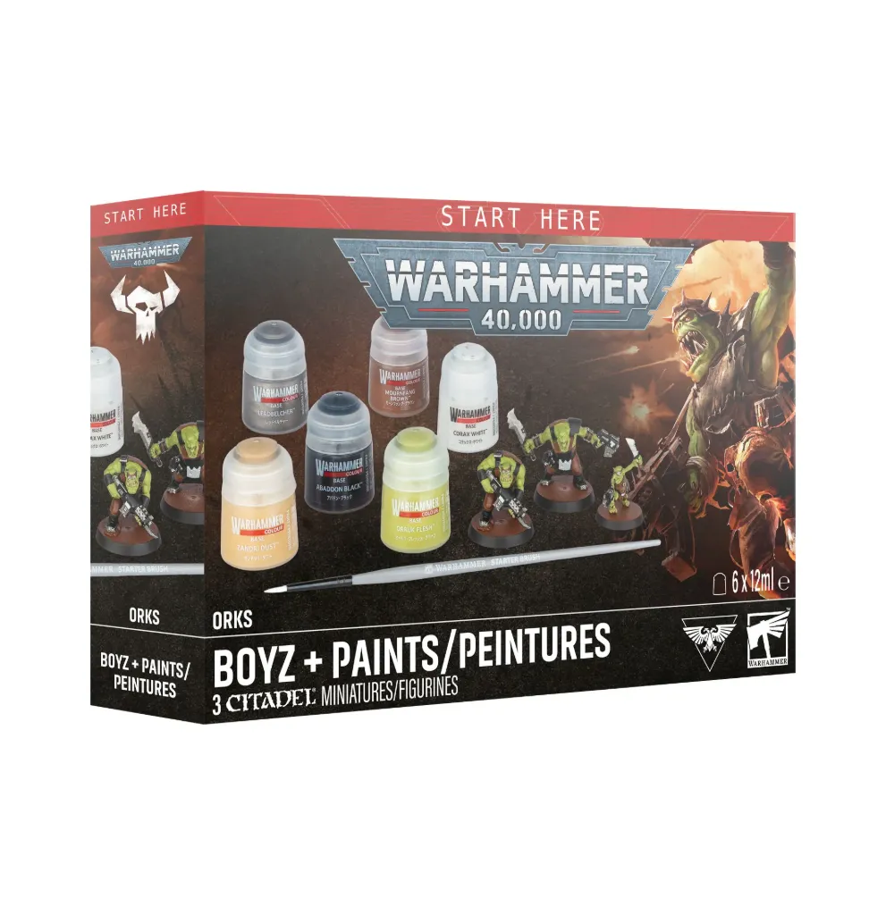 GW - 40K BOYZ+PAINTS/PEINTURES