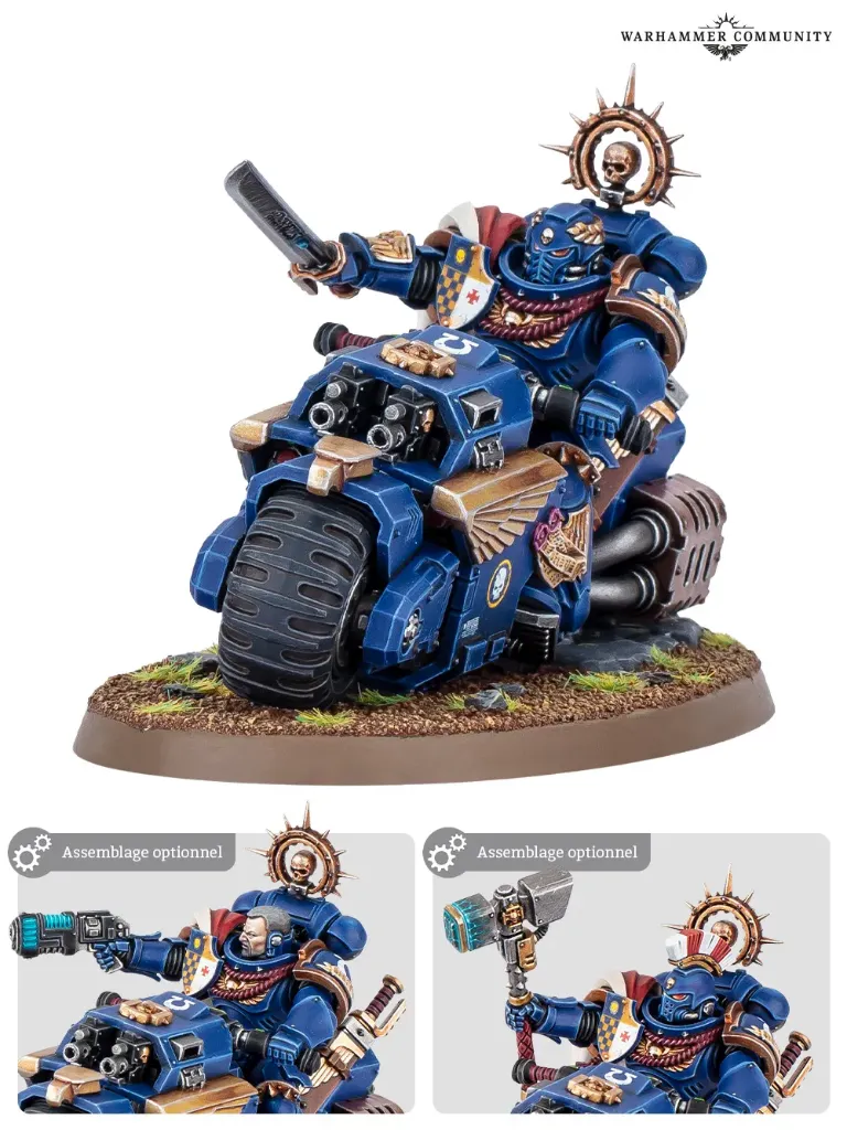 GW - SPACE MARINES: CAPITAINE À MOTO